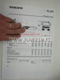 Volvo FL 611 tekniset tiedot -myyntiesite