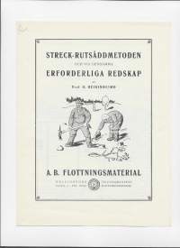 Streck-Rutsåddmetoden och vid densamma erforderliga redskap av Prof O Heikinheimo, teckningar A Liuksiala