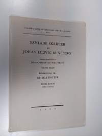 Samlade skrifter av Johan Ludvig Runeberg XII : II : 1 (Andra bandet, första häftet) : Kommentar till episka dikter (lukematon)