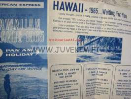 Pan Am Holiday Hawaiian Islands 1965 -esite