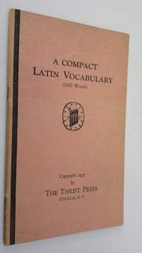 A compact Latin vocabulary (2000 words)
