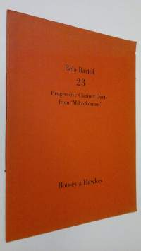 Bela Bartok 23 progressive clarinet duets from &quot;Mikrokosmos&quot;