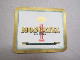 Alko 1 Moscatel Old Extra -viinaetiketti 1930-luvulta