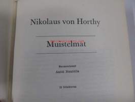 Muistelmat - Nikolaus von Horthy