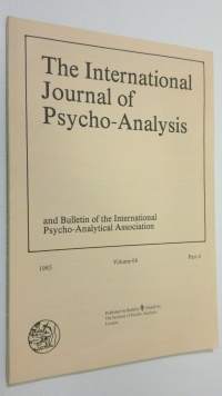 The International Journal of Psycho-Analysis - vol. 66, part 4/1985