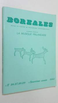 Boreales : Numero special La Musique Finlandaise n°26-27-28-29 1983