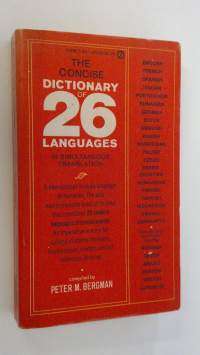 The concise dictionary of 26 languages in simultaneous translation