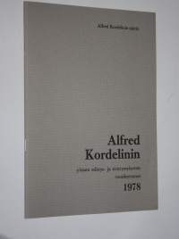 Alfred Kordelinin yleisen edistys- ja sivistysrahaston vuosikertomus 1978