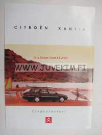 Citroën Xantia lisävarusteet -myyntiesite