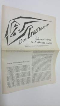 Das Goetheanum nr. 19/1990 : Wochenschrift fur Anthroposophie