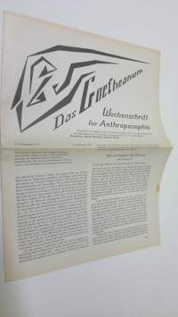 Das Goetheanum nr. 43/1988 : Wochenschrift fur Anthroposophie