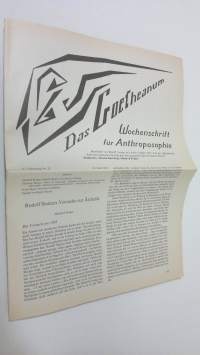 Das Goetheanum nr. 22-30/1988 : Wochenschrift fur Anthroposophie