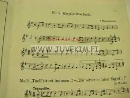 Suosittuja sävelmiä Viululle tai Mandoliinille helposti sovittanut E.R. Omtyckta melodier för Violin eller Mandolin Solo lätt arrangerade av E.R.
