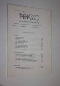 Parnasso : kirjallisuuden katselmus 1956 (liite Parnassoon nro 1/1957)