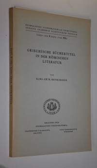 Griechische Buchertitel in der römischen Literatur