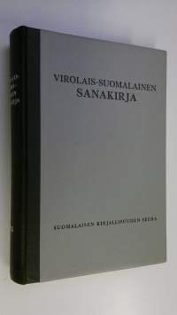 Virolais-suomalainen sanakirja = Eesti-soome sönaraamat