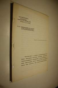 Laintarkastuskunnan lausunto valtinoneuvostolle n:o 1/1962 (monistesarja)
