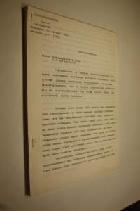 Laintarkastuskunnan lausunto valtinoneuvostolle n:o 1/1970 (monistesarja)