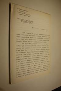 Laintarkastuskunnan lausunto valtinoneuvostolle n:o 3/1962 (monistesarja)