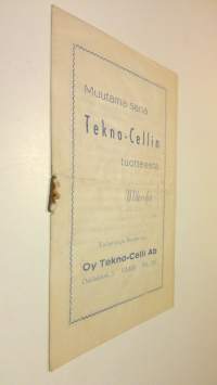 Muutama sana Tekno-Cellin tuotteesta Microfor