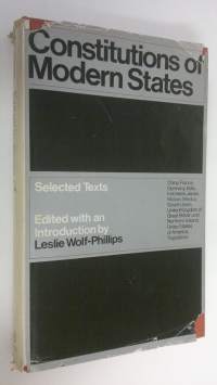 Constitutions of Modern States : selected texts