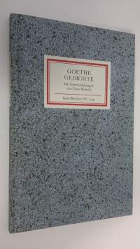 Goethe : Gedichte ; Mit zeichnungen von Ernst Barlach (UUDENVEROINEN)