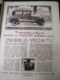 Kotiliesi 1929 nr 11 (Runsaasti 1920-luvun mainoksia, mm. Littoinen ( verkatehdas)   Kuinka Littoisten vesi on tuhansien miljoonien arvoinen Chevrolet mainos.