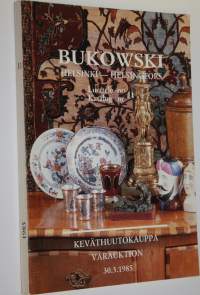 Bukowski : Keväthuutokauppa 30.3.1985 : luettelo nro 11
