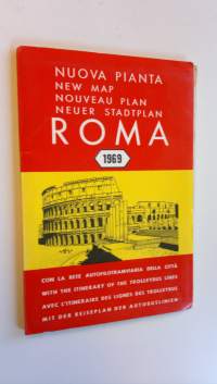 Roma 1969 : Nuova pianta - New map - Nouveau plan - Neuer stadtplan
