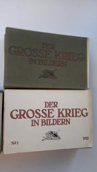 Der Grosse Grieg in bildern 1-36 (1915-1918) kangaspäällysteisissä suojakansissa