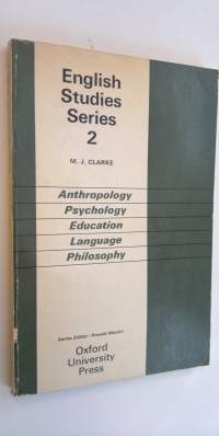 English Studies Series 2 : Anthropology, Psychology, Education, Language and Philosophy