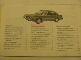 Honda Accord 4-door sedan owner´s manual 