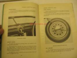 Hillman Minx Instruction book from chassis nr 1100500