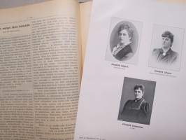 Koti ja yhteiskunta 1910-11 vuosikerrat, yhteissidos - naisten yhteiskunnallisen aseman kohotaminen, koti- ja ulkomaisia näkulmia, kotitalous- ja kasvitarhaneuvoja