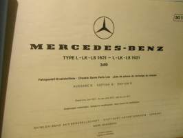 Mercedes-Benz type L-LK-LS 1624 - L-LK-LS 1921 - Chassis Spare Parts List Edition B