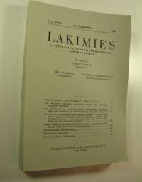 Lakimies, 80. vuosikerta (1982), numerot 2-6 (numerot 2 ja 3 samassa vihossa) : suomalaisen lakimiesyhdistyksen aikakauskirja