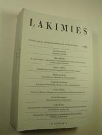 Lakimies, 93. vuosikerta (1995), numerot 1-3 ja 7-8 (numerot 7 ja 8 samassa niteessä) : suomalaisen lakimiesyhdistyksen aikakauskirja