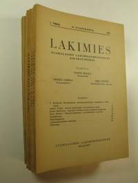 Lakimies, 57. vuosikerta (1959), numerot 1-8 (numerot 3 ja 4 sekä 7 ja 8 samassa vihossa) : suomalaisen lakimiesyhdistyksen aikakauskirja