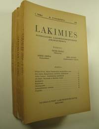 Lakimies, 56. vuosikerta (1958), numerot 1-8 (numerot 4 ja 5 samassa vihossa) : suomalaisen lakimiesyhdistyksen aikakauskirja