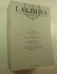 Lakimies, 108. vuosikerta (2010), numerot 1-8 (numerot 7 ja 8 samassa niteessä) : suomalaisen lakimiesyhdistyksen aikakauskirja