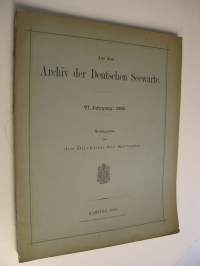 Aus dem Archiv der Deutschen Seewarte VI. Jahrgang: 1883 - Herausgegeben von der Direktion der Seewarte