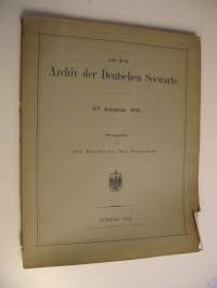 Aus dem Archiv der Deutschen Seewarte XV. Jahrgang: 1892 - Herausgegeben von der Direktion der Seewarte
