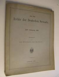 Aus dem Archiv der Deutschen Seewarte XIV. Jahrgang: 1891 - Herausgegeben von der Direktion der Seewarte
