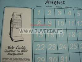 Honeywell calendar 1971 -seinäkalenteri