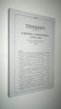 Tidskrift utgiven av Juridiska föreningen i Finland 2009