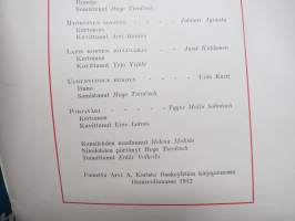 Joulutunnelma 1950 - Arvi A. Karisto Oy joululehti, kirjoittajina mm. Anni Kaste, Aili Somersalo, Martti merenmaa, Kaisa Meri, aukusti Simojoki, Jussi Kukkonen ym.