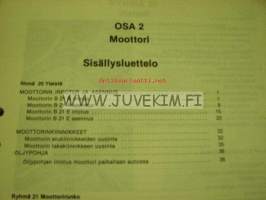 Volvo Huoltokäsikirja osa 2 (paitsi ryhmät 23, 24) Korjausohjeet Moottori B21 Väliaikainen -korjaamokirjasarjan osa