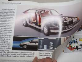 Opel Ascona 1982? -myyntiesite / sales brochure