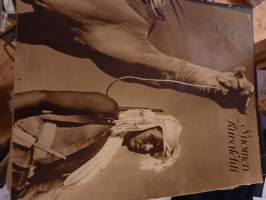 Suomen Kuvalehti 1935 nr 50 somalilainen sotilas ja hänen ratsunsa, kaasua, kaivonvintturi, sivistyneistön liikatuotanto
