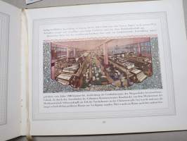 Das Linotype-Haus - Der Mergenthaler Setzmaschinen-Fabrik, Berlin - Dreissig Jahre Linotype in Deutschland - historiikki, runsas kuvitus